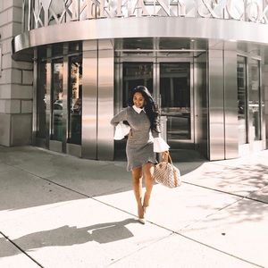 Flattering Knit Mini Dress